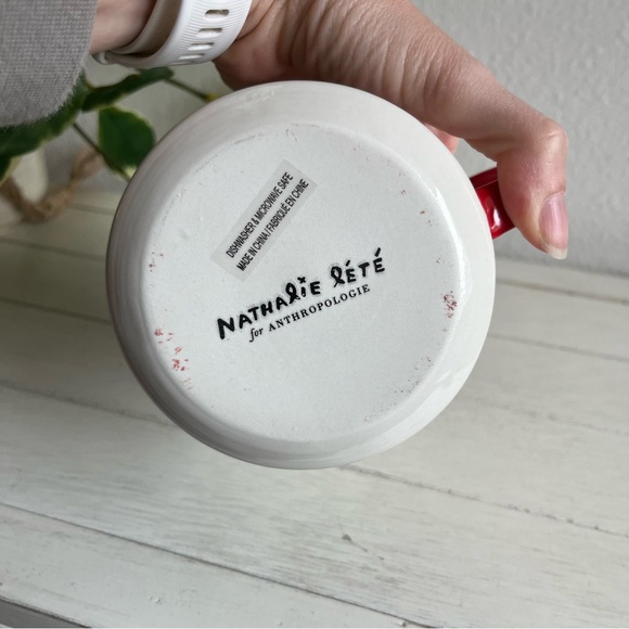 Nathalie Lete for Anthropologie Bouquet Monogram Letter “C” Mug Coffee Tea - Picture 3 of 6